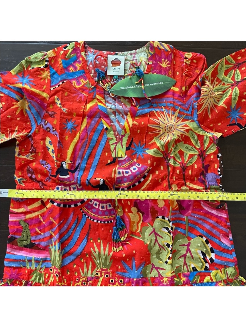 FARM Rio Mini Dress Size M - Picture 2 of 5